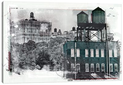 New York Skyline Canvas Art Print - Teis Albers