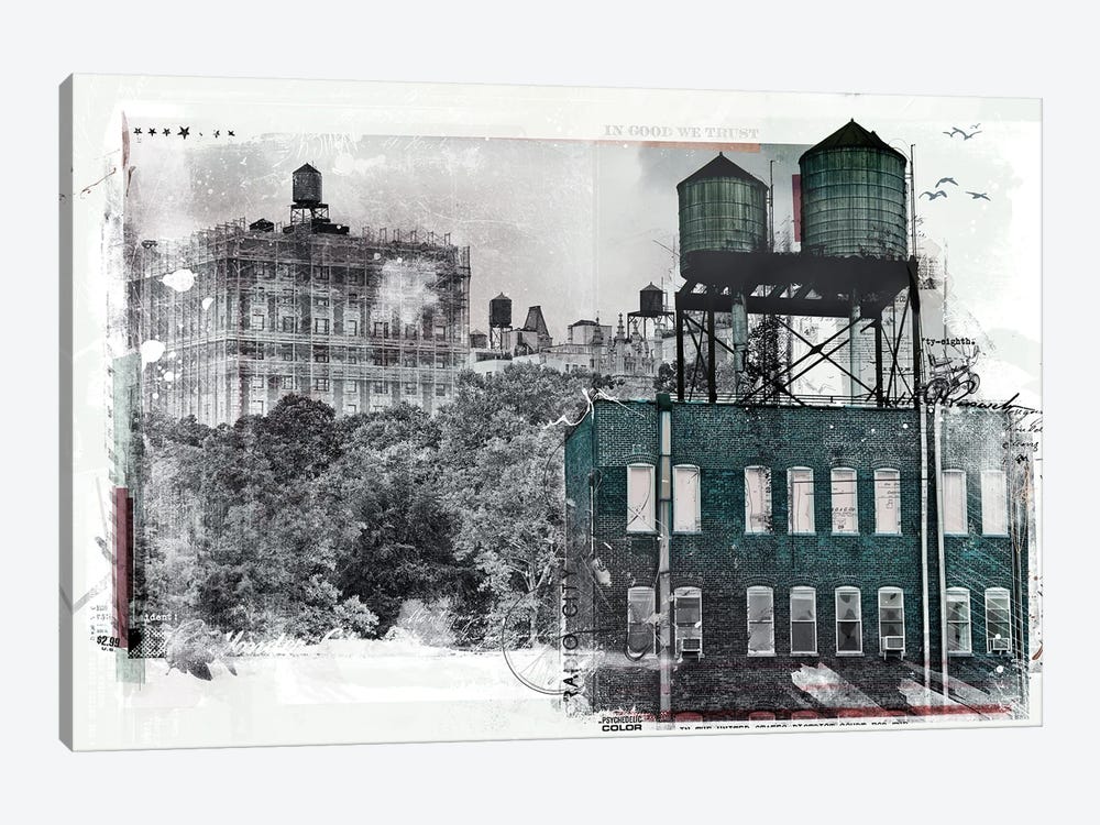 New York Skyline by Teis Albers 1-piece Canvas Print