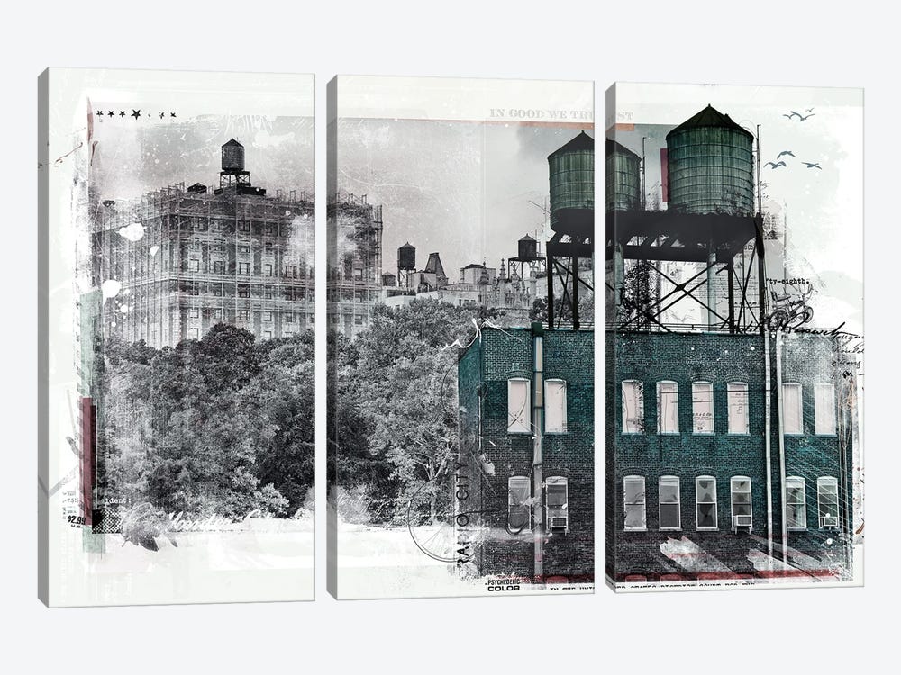 New York Skyline by Teis Albers 3-piece Art Print