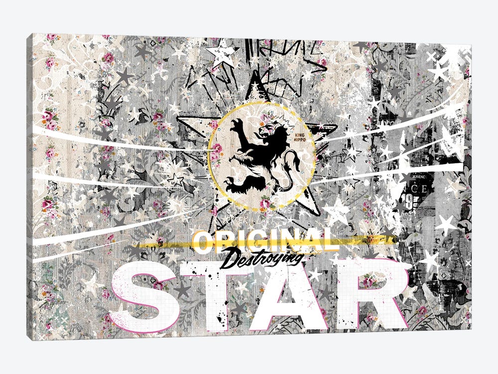 Original Star by Teis Albers 1-piece Canvas Print