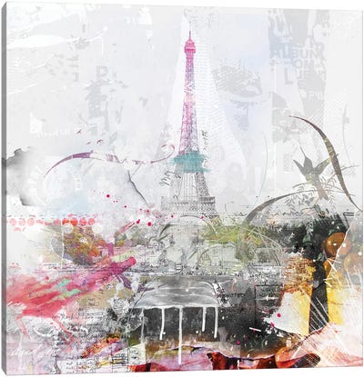 Paris Canvas Art Print - Teis Albers