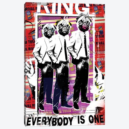 Everybody Is One Canvas Print #TEI264} by Teis Albers Canvas Print