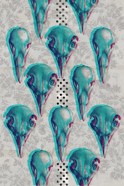 Skull Pattern by Teis Albers framed wall art