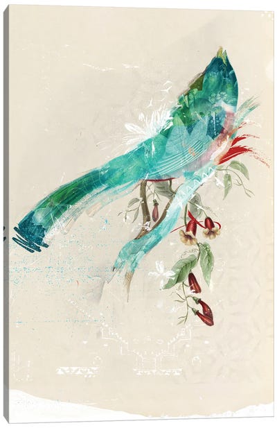 Azure Silhouette Canvas Art Print - Teis Albers