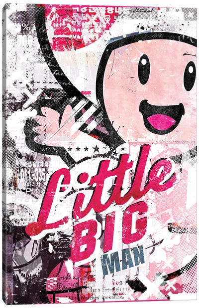 Little Big Man Canvas Art Print - Super Mario Bros