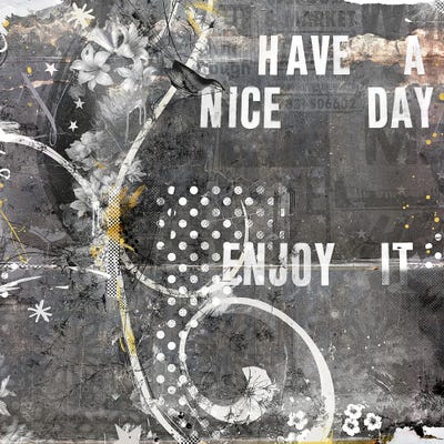 Have A Nice Day by Teis Albers framed wall art
