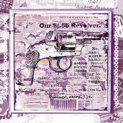 Our $1.55 Revolver by Teis Albers canvas print