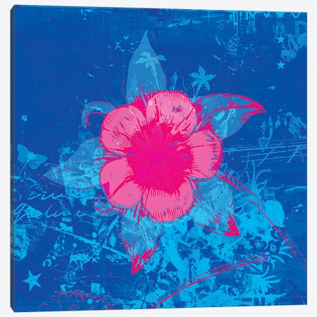 Scuba Flower Canvas Print #TEI35} by Teis Albers Canvas Wall Art