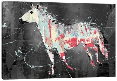 Torn Horse Canvas Art Print - Teis Albers