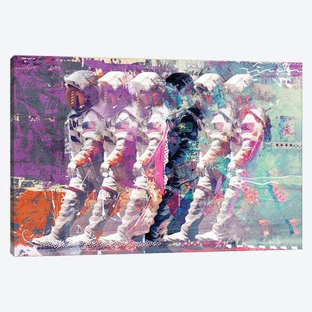 Astronauts Canvas Print #TEI3} by Teis Albers Canvas Art Print