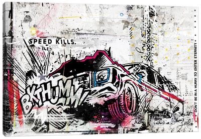 BKTHUMM! Canvas Art Print - Similar to Banksy
