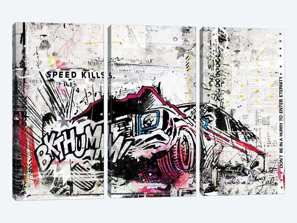BKTHUMM! by Teis Albers 3-piece Canvas Artwork