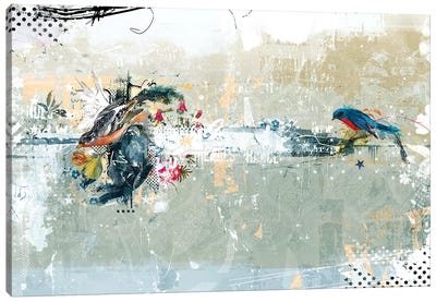Birdalicious Canvas Art Print - Transitional Décor