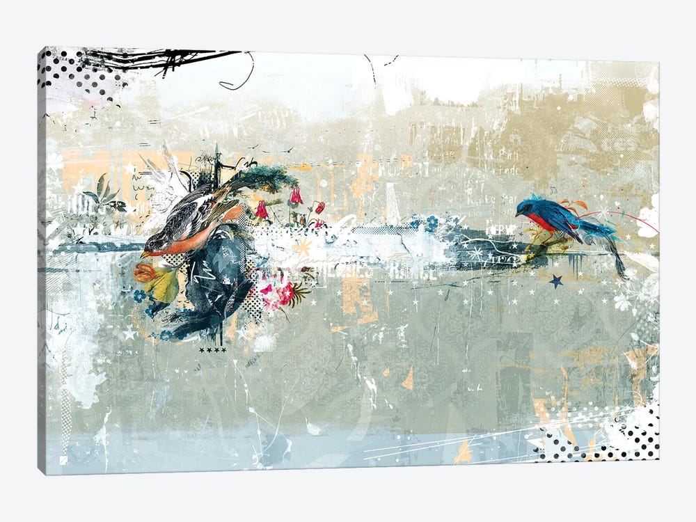 Birdalicious by Teis Albers 1-piece Canvas Art