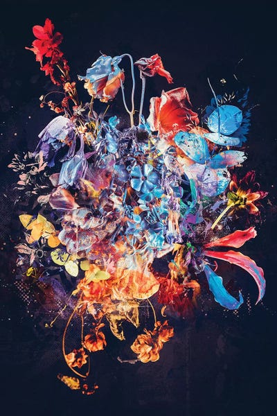 Bouquet XVII by Teis Albers canvas print