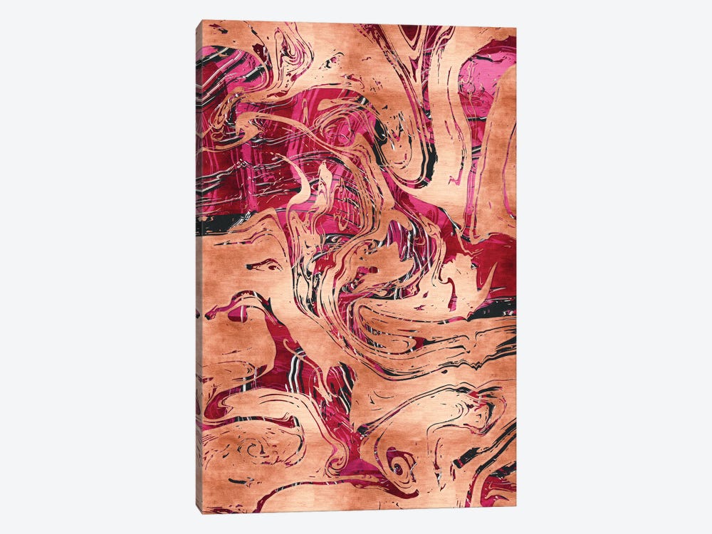 RoseGold Marble by Tenyo Marchev 1-piece Canvas Print