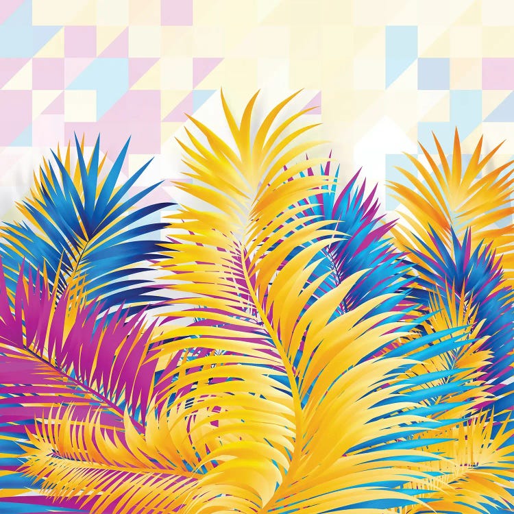 Tropical X by ARTenyo wall art