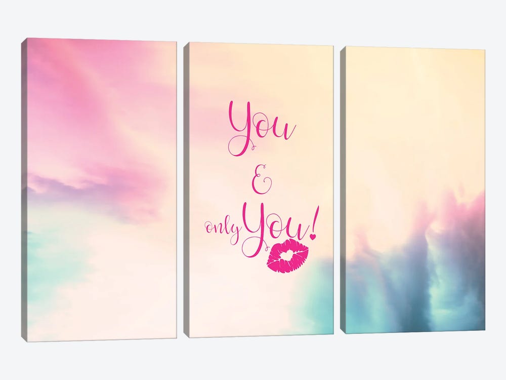 You , Only You - Horizontal by Tenyo Marchev 3-piece Canvas Wall Art