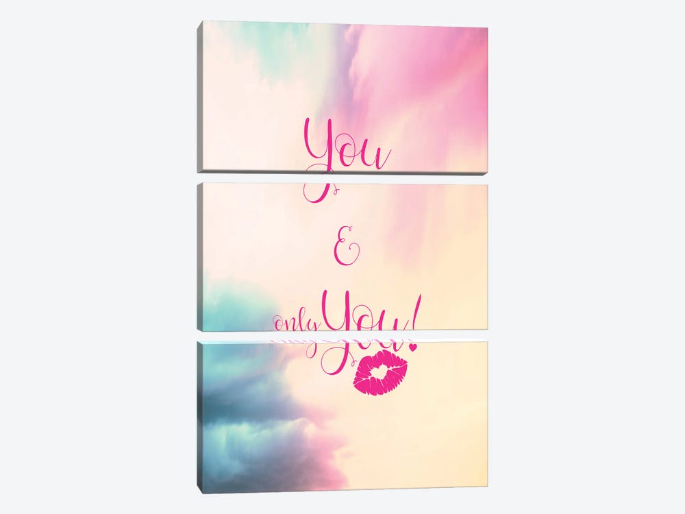 You , Only You - Vertical by Tenyo Marchev 3-piece Canvas Art Print