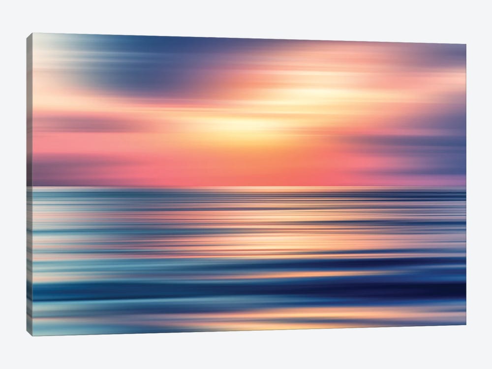 Abstract Sunset II by Tenyo Marchev 1-piece Canvas Art Print