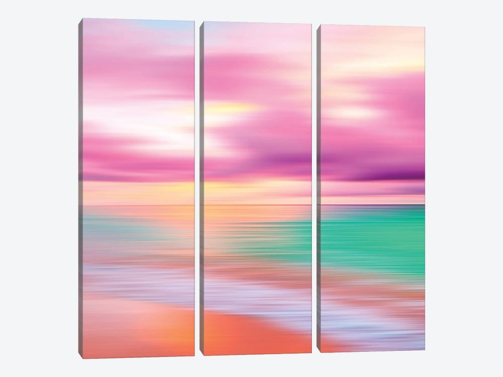 Abstract Movement XXXII by Tenyo Marchev 3-piece Canvas Artwork