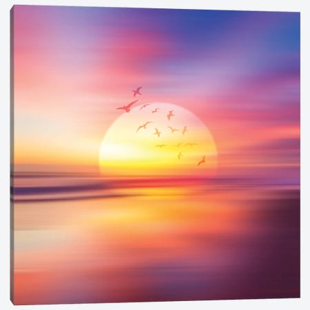 Surreal Sunset Canvas Art Print by Tenyo Marchev | iCanvas
