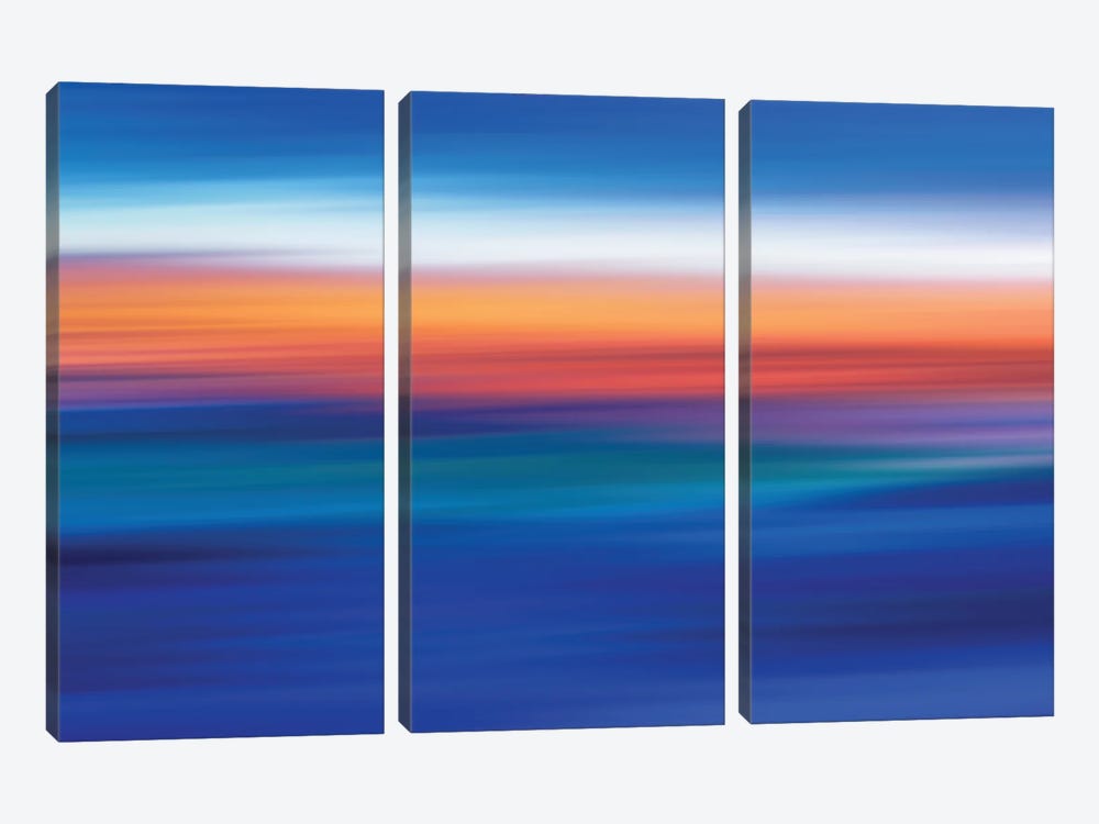 Abstract Movement XXV by Tenyo Marchev 3-piece Canvas Artwork
