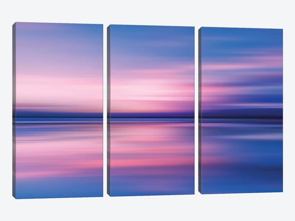 Abstract Sunset III by Tenyo Marchev 3-piece Canvas Art
