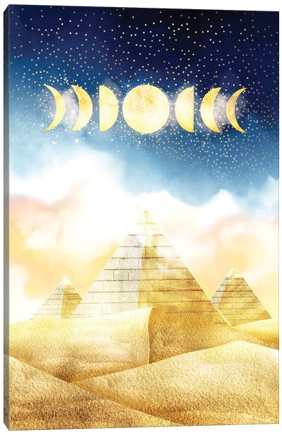 Dream Art XVI Canvas Art Print - The Great Pyramids of Giza