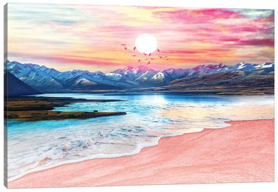Surreal Sunset Canvas Art Print - Tenyo Marchev