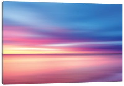 Abstract Sunset V Canvas Art Print - Tenyo Marchev