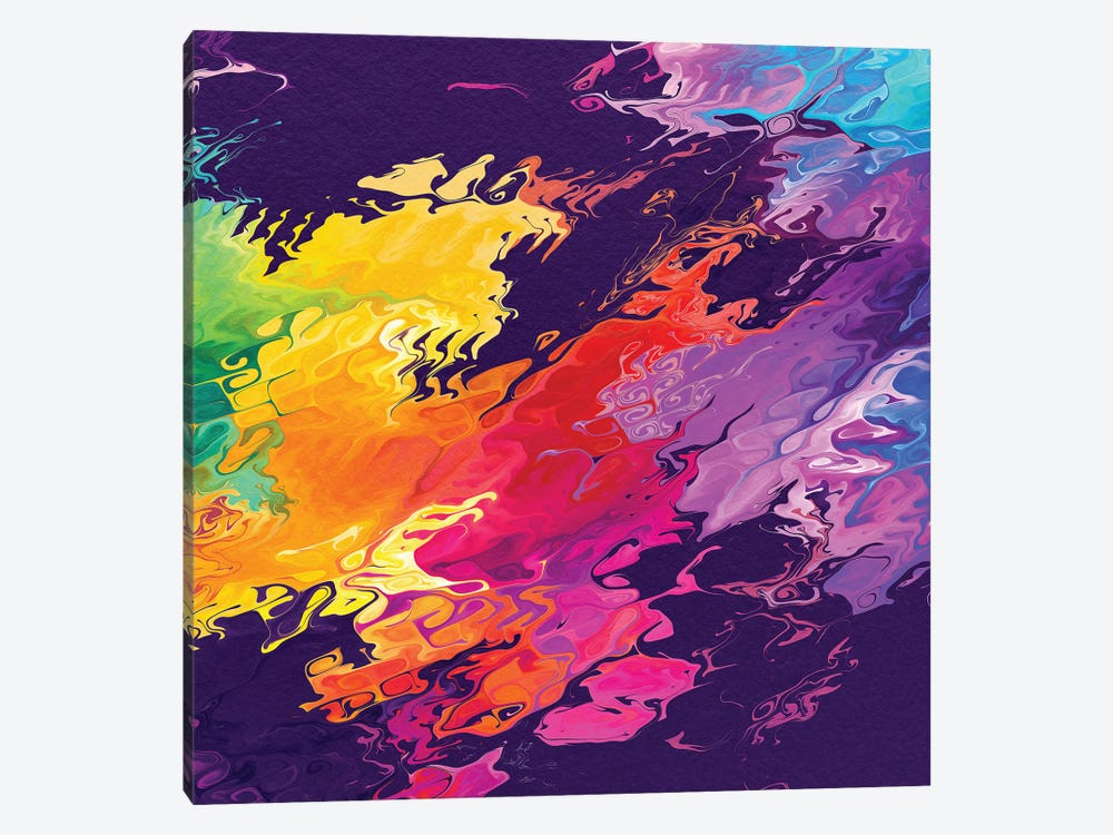Colorful Splash I by Tenyo Marchev 1-piece Canvas Print