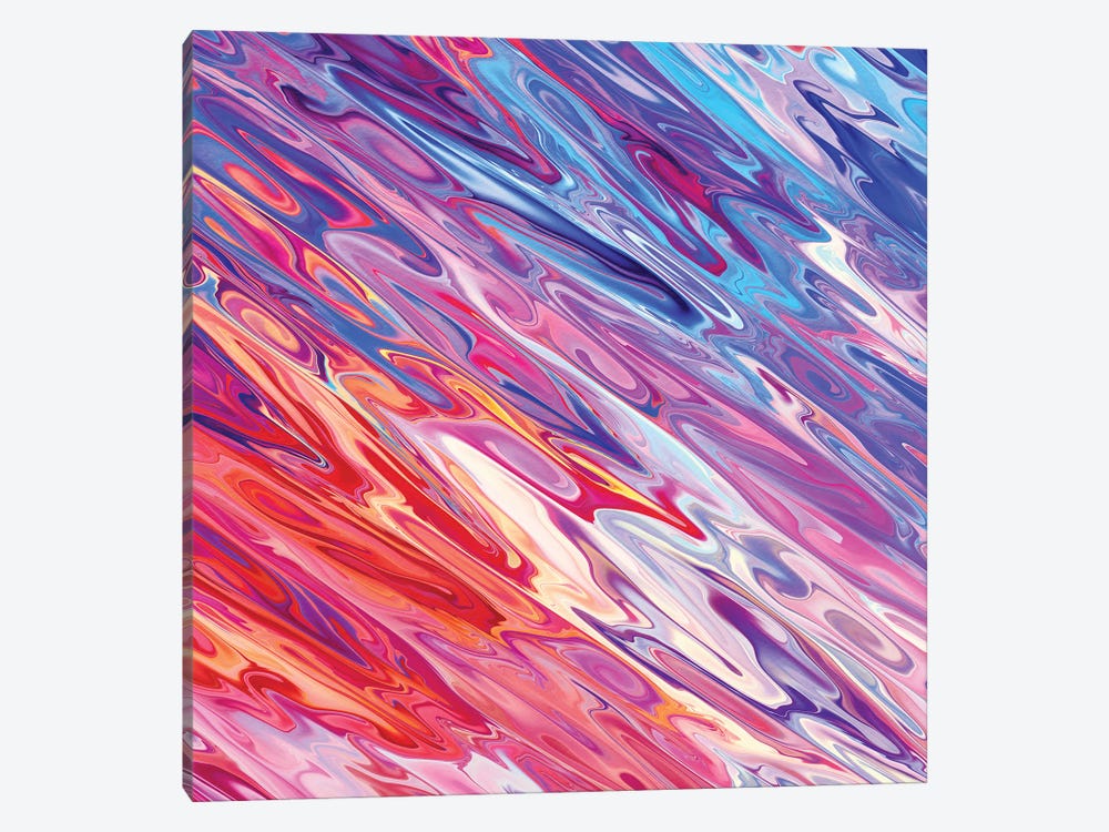 Colorful Splash II 1-piece Canvas Artwork