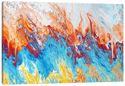 Colorful Splash IV Canvas Art Print - Tenyo Marchev
