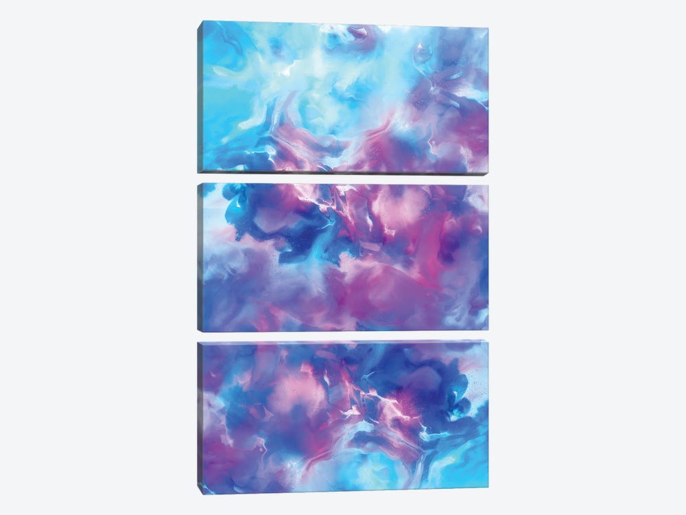 Colorful Splash V by Tenyo Marchev 3-piece Canvas Print