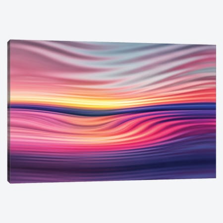 Abstract Sunset VI Canvas Print #TEM16} by Tenyo Marchev Canvas Wall Art