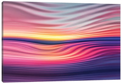 Abstract Sunset VI Canvas Art Print - Tenyo Marchev