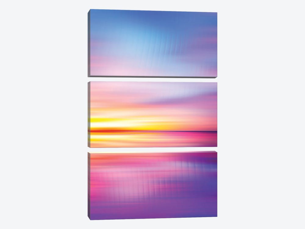 Abstract Sunset VII by Tenyo Marchev 3-piece Art Print