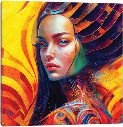 Colors Of Attraction Canvas Art Print - Tenyo Marchev