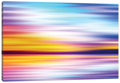 Abstract Sunset X Canvas Art Print