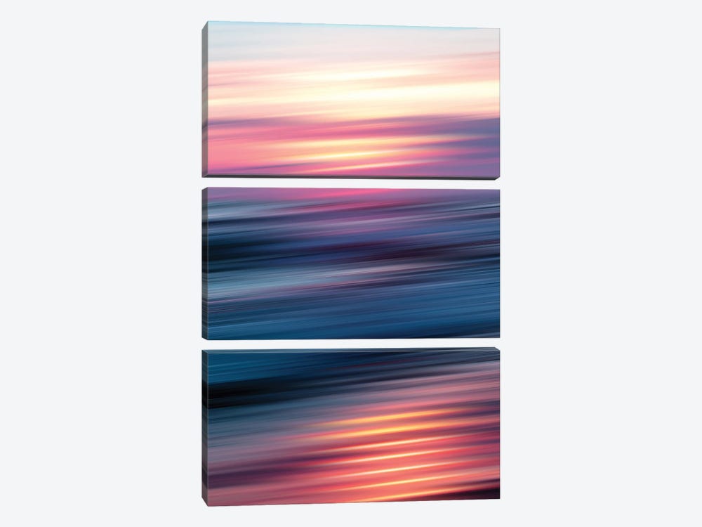 Abstract Sunset XII by Tenyo Marchev 3-piece Canvas Art