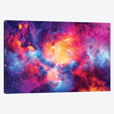 Artistic XI - Colorful Nebula Canvas Print #TEM24} by Tenyo Marchev Canvas Print