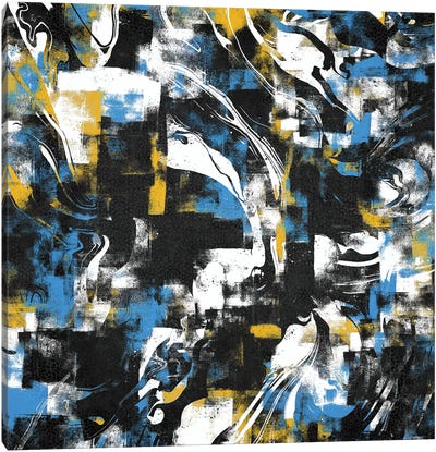 Abstract Flow I Canvas Art Print - Tenyo Marchev