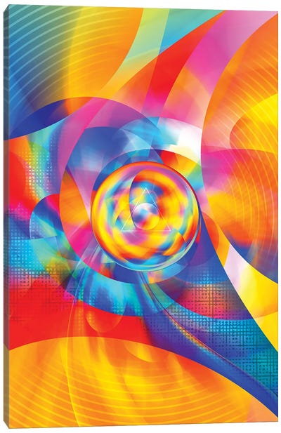 Colorful Abstraction Canvas Art Print - Tenyo Marchev