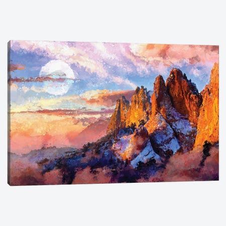 Digital Art VI - Colorado Sunset Canvas Print #TEM46} by Tenyo Marchev Art Print