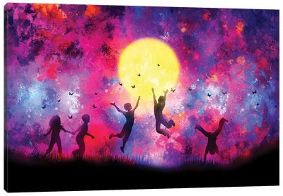 Dreamy Night Canvas Art Print - Tenyo Marchev