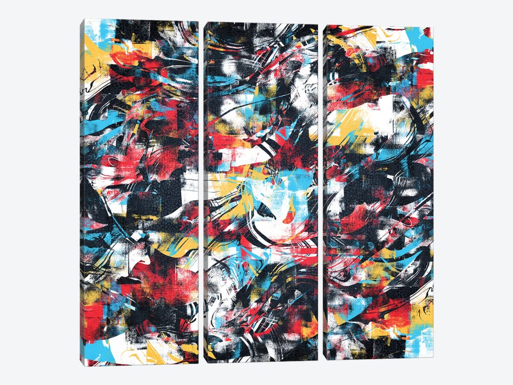 Abstract Flow II by Tenyo Marchev 3-piece Canvas Art