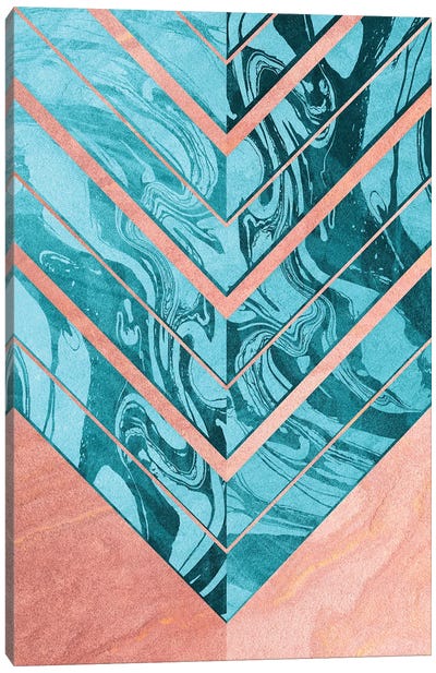 Geometric XXVII Canvas Art Print - Tenyo Marchev
