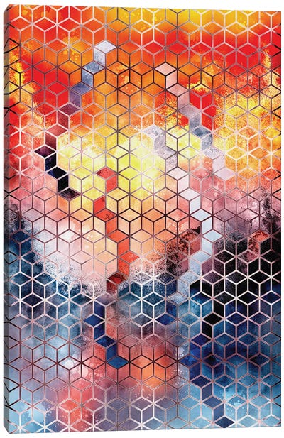 Geometric XXXI Canvas Art Print - Tenyo Marchev