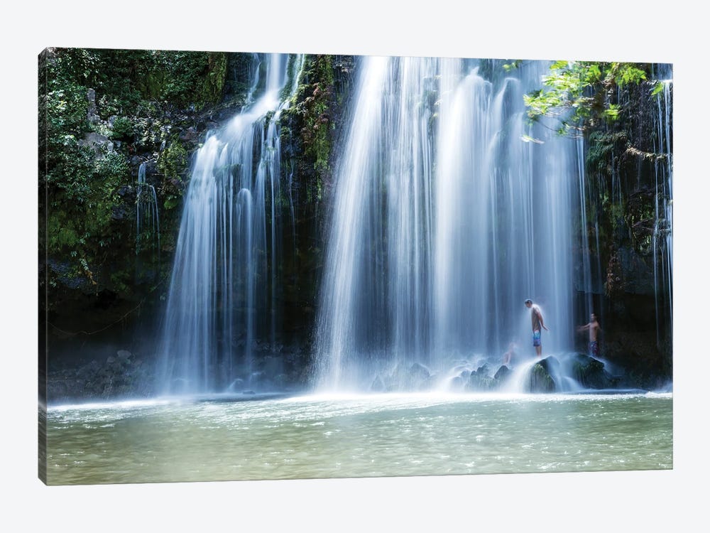 Under The Waterfall, Costa Rica by Matteo Colombo 1-piece Canvas Wall Art